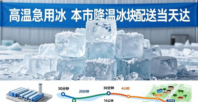 降温冰块配送流程_高效靠谱冰块运输_宁波降温冰块配送